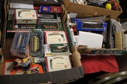 A BOXED PAIR OF CORGI SUPER HAULERS, together with a pair of Corgi Omnibuses, four boxed Oxford