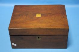 AN INLAID WRITING SLOPE