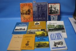 A SMALL QUANTITY OF RAILWAY INTEREST BOOKS to include Brian Hollingsworth - '