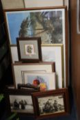 A QUANTITY OF PICTURES AND PRINTS