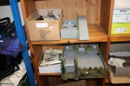 A MODEL FORT, RAILWAY ACCESSORIES ETC.