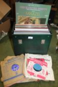 A QUANTITY OF LP RECORDS AND SINGLES