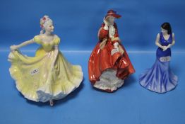 THREE ROYAL DOULTON FIGURINES - 