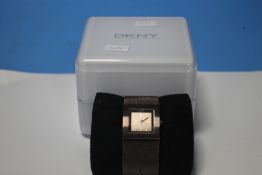A BOXED DKNY WRIST WATCH