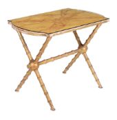 A Victorian giltwood occasional table in Orientalist taste