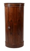 ϒ A rosewood dining pedestal
