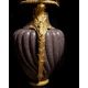A pair of monumental ten light porphyry and gilt bronze mounted candelabra in Louis XV taste - Image 3 of 3