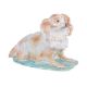 A Derby porcelain model of a Bolognese terrier in the Meissen style - Image 1 of 2