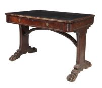 A Regency mahogany writing table