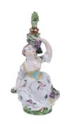 A Charles Gouyn St. James's factory type scent bottle and stopper