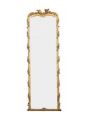 A Victorian giltwood framed pier glass mirror, circa 1870