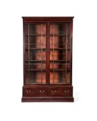 A late George III mahogany bookcase, circa 1790
