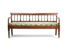A 19th century provincial elm settle