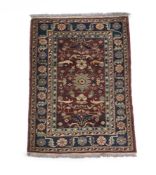 A North West Persian runner, small North West Persian rug and a Kashan rug
