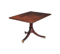 A mahogany rectangular top occasional table, early 19th century