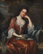 Circle of Maria Verelst (British 1680-1744) Portrait of Lady Smythe, three-quarter-length