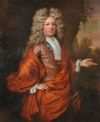 Frederick Kerseboom (German 1632-1690) Portrait of Ralph Freeman Jr. of Aspenden (1666-1742)Oil on c