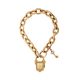 Rolex, ref. 8858, a rare and unusual gold coloured padlock and bracelet watch - Image 1 of 2
