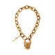 Rolex, ref. 8858, a rare and unusual gold coloured padlock and bracelet watch - Image 2 of 2
