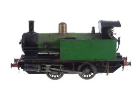 A well engineered 3 1/2 inch gauge model of a 0-4-0 side tank locomotive 'Juliet'