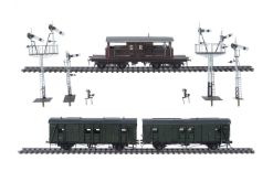 Four 10mm scale gauge 1 Southern Railway pieces of rolling stock