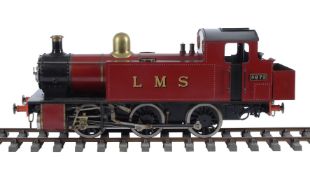 A well engineered 5 inch gauge model of a 0-6-0 side tank locomotive No 4972