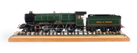 A well engineered 3 1/2 inch gauge model of a Great Western Railway 4-6-0 King Class tender locomoti