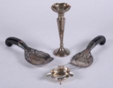 An Edwardian silver circular ashtray by William Aitken