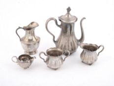 A Victorian silver small cream jug by George Angell & Co.