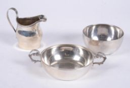 A Victorian silver bowl by Charles Edwards