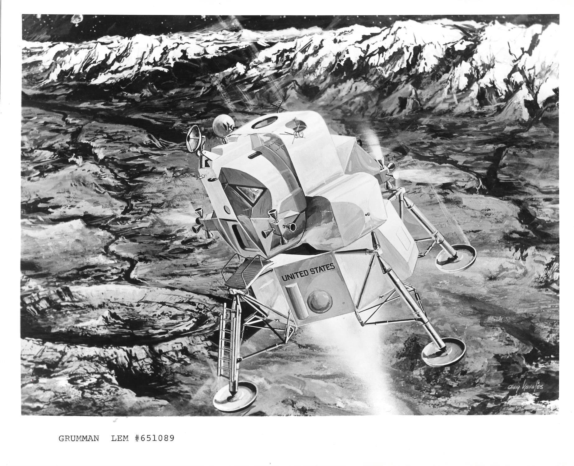 [Grumman] Lunar Module. Assorted photographs and ephemera - Image 2 of 6