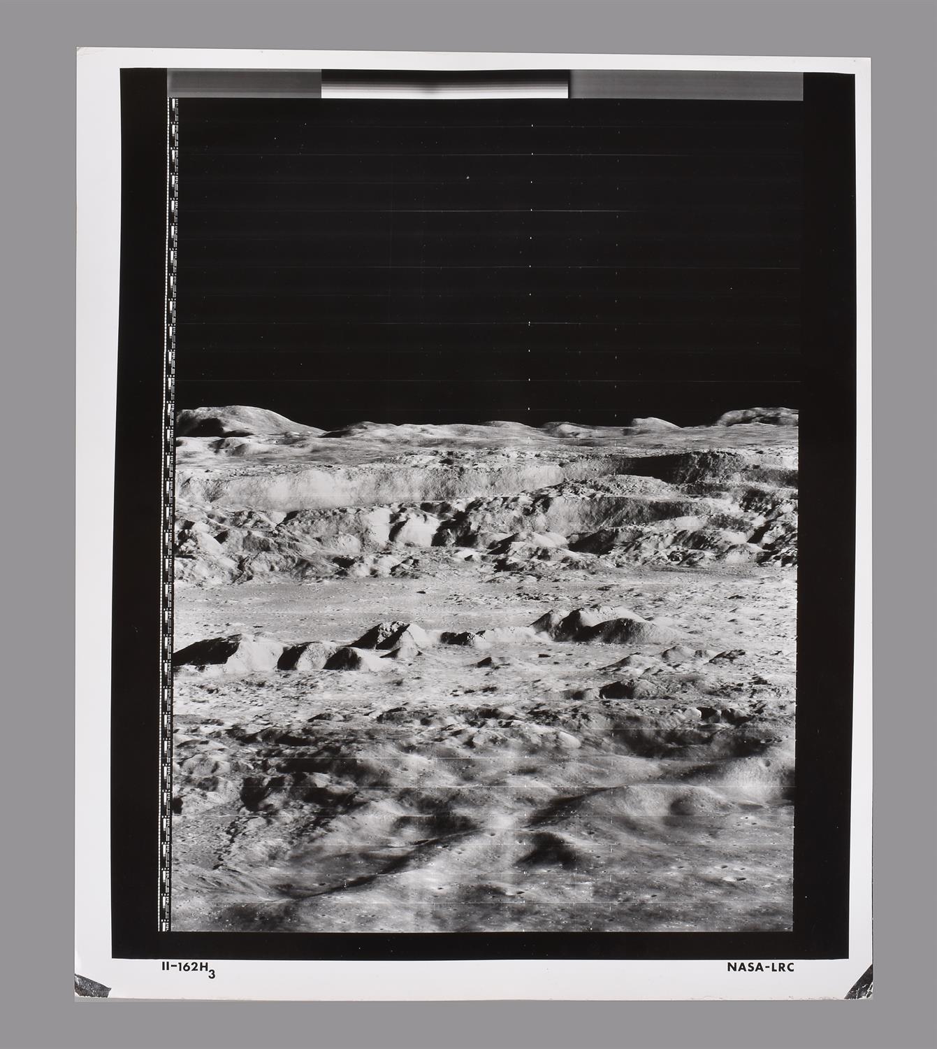 Lunar Orbiter II. "The Picture of the Century". Copernicus crater and Sinus Medii