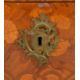 A Louis XV tulipwood and specimen marquetry serpentine commode, circa 1760 - Image 4 of 7