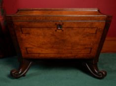 A Regency mahogany wine cooler