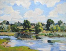 λ Wilfred Gabriel de Glehn (British 1870-1951) , Summer on the Ebble