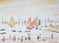 λ Laurence Stephen Lowry (British 1887-1976), Yachts, 1959