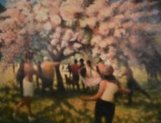 λ Bill Jacklin (British b. 1943), Cherry Tree with Dog