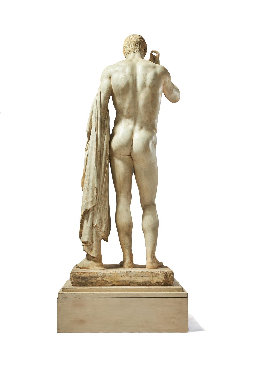 An impressive life-size plaster model of Germanicus - Image 2 of 2