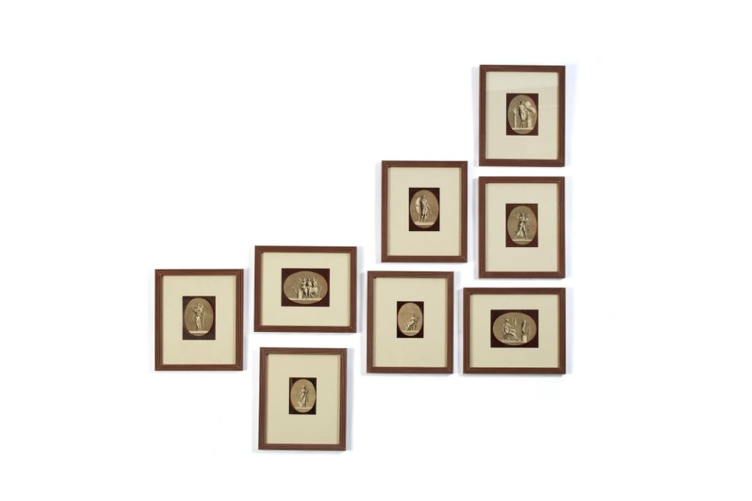 A set of eight engravings of Neoclassical subjects