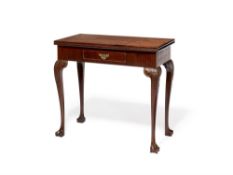 An Irish George II mahogany tea table