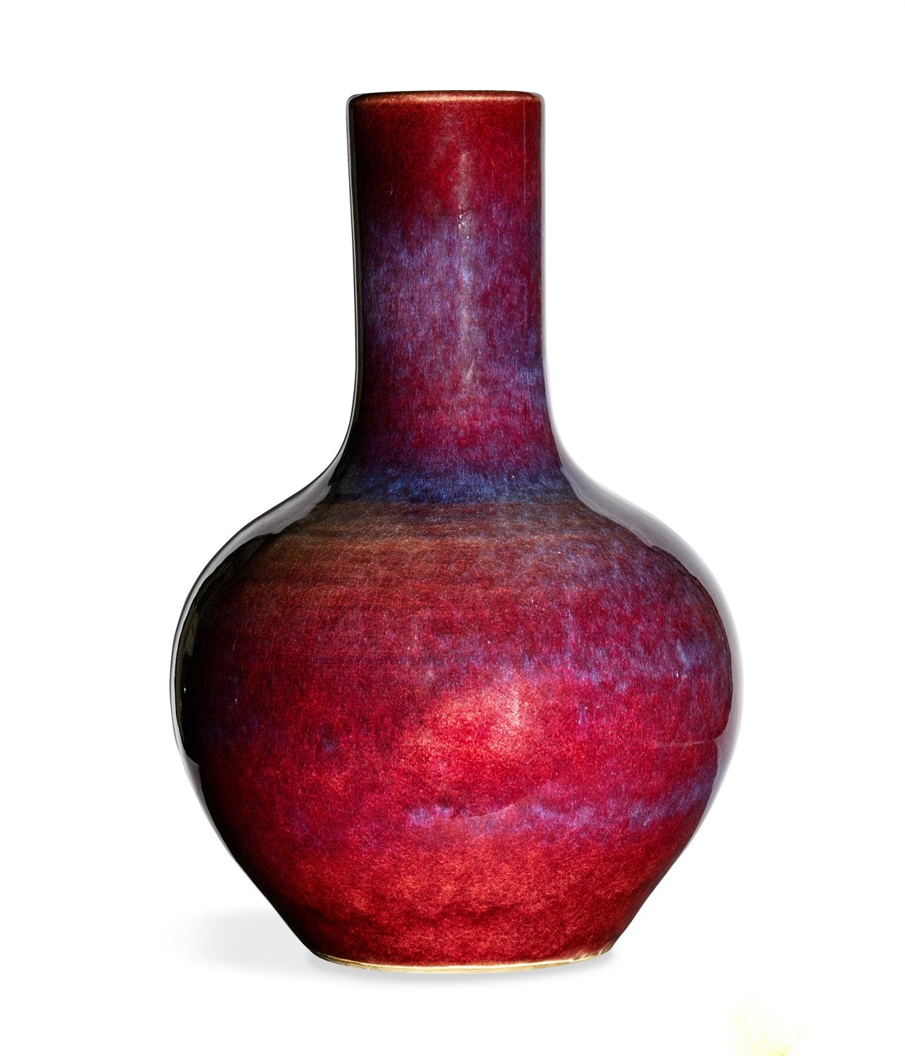 A pair of Chinese sang-de-boeuf glazed baluster vases - Image 2 of 2