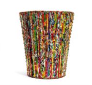 An African wastepaper or laundry basket