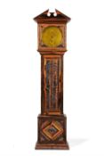 A Sri Lankan calamander and Coromandel longcase Astronomical Regulator timepiece