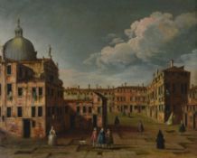 Manner of Francesco Guardi, Venetian view
