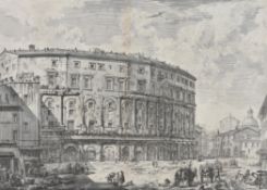 Giovanni Battista Piranesi (Italian 1720-1778) , Teatro Di Marcello from: Vedute di Roma