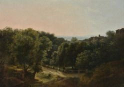 Jean-Joseph-Xavier Bidauld (French 1758 -1846) , A wooded landscape