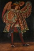 Cuzco School (20th century) , Portrait of a saint