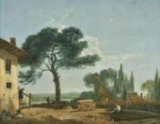 Circle of Richard Wilson (British 1713-1782), Villa Emiliana near Rome