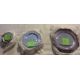 A modern Italian silver coloured octagonal table service of plates by Bruno e Cesare Zaramella e Fig - Image 2 of 2