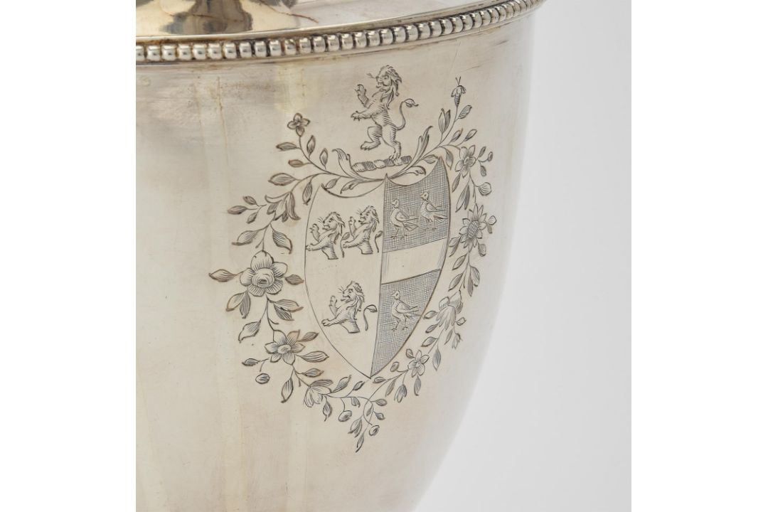A George III silver vase shape ewer by Thomas Evans - Image 2 of 3